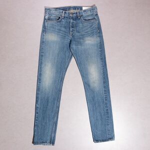 Rag & Bone Marilyn Straight Leg Selvedge Big Sur Blue Denim Jeans Women’s 27 USA